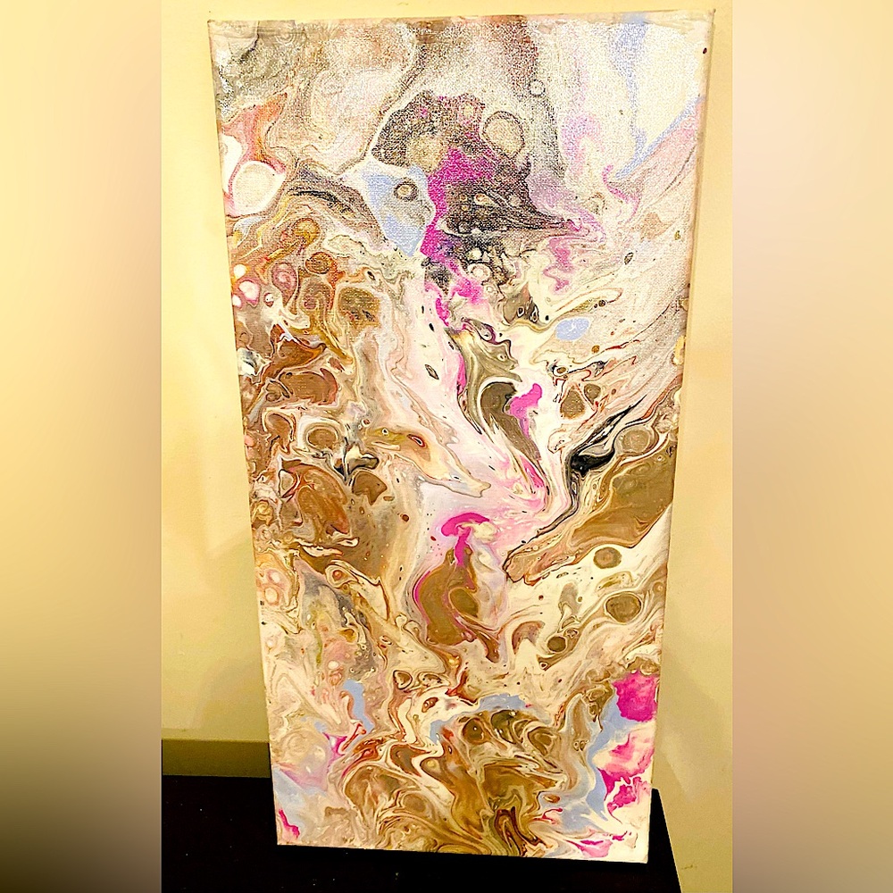 Original Abstract Fluid Painting